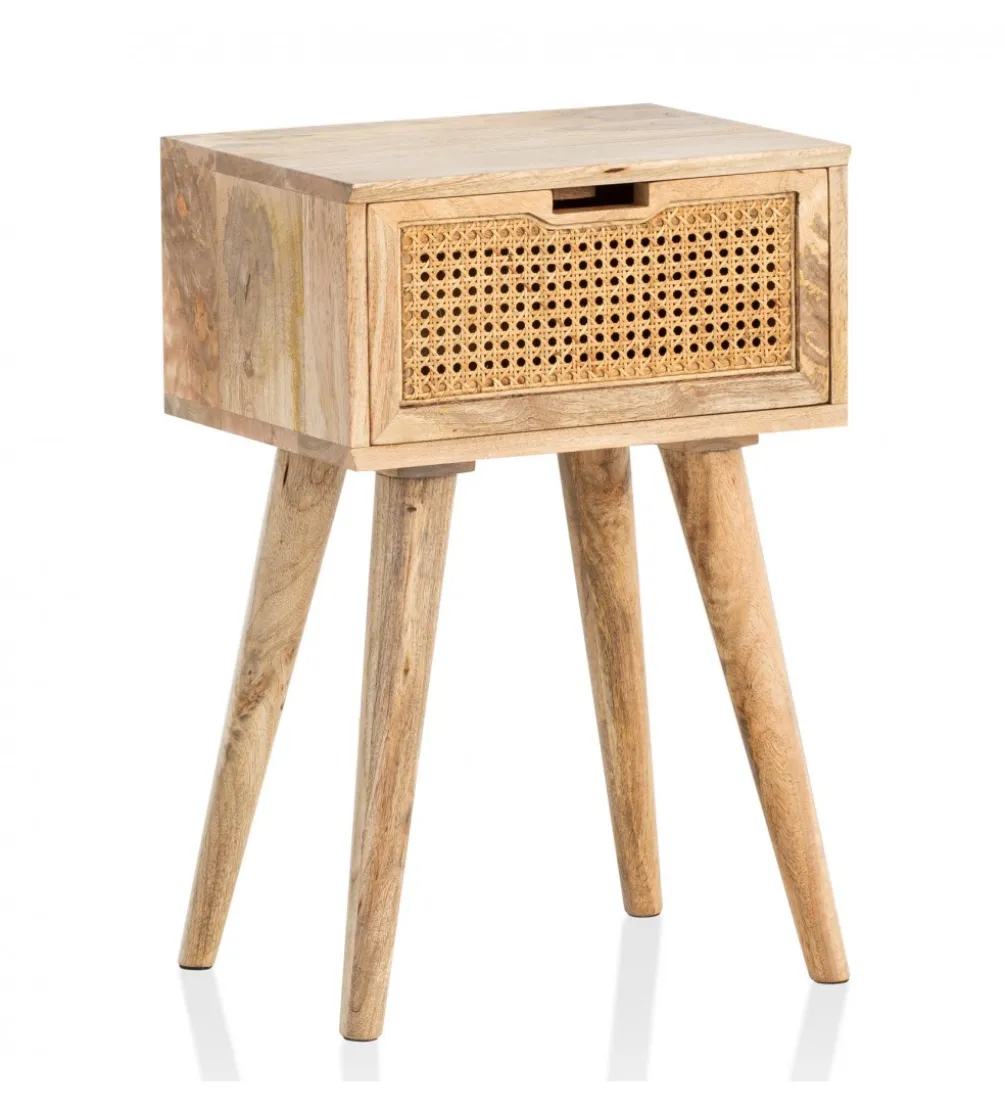 Szafka nocna LIBERTE II 40 cm drewno mango