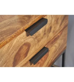 Szafka nocna LORENTE 50 cm drewno sheesham