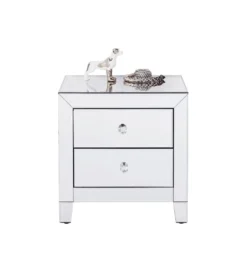 Szafka nocna LUXURY 49 cm transparentny