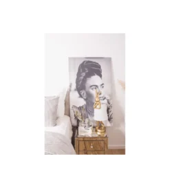 Szafka nocna LUXURY 49 cm transparentny