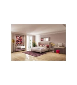 Szafka nocna LUXURY 49 cm transparentny