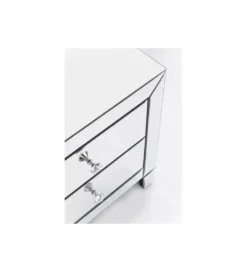 Szafka nocna LUXURY 49 cm transparentny