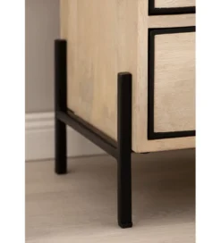 Szafka nocna NIKI 43 cm drewno mango