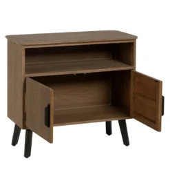 Szafka nocna PAUL 90 cm drewno jodła