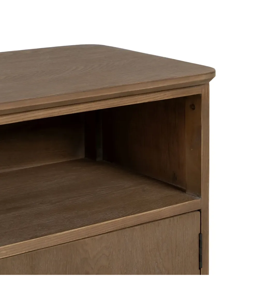 Szafka nocna PAUL 90 cm drewno jodła