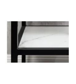 Szafka nocna RAUL 45 cm w optyce białego marmuru