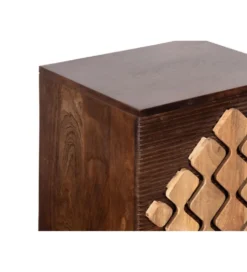 Szafka Nocna ROMBO 40 cm drewno mango brązowa