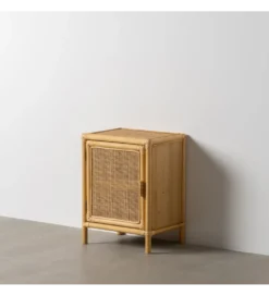 Szafka nocna SIZA 46 cm ratan naturalna