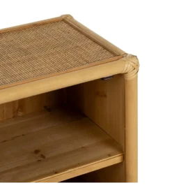 Szafka nocna SIZA 46 cm ratan naturalna