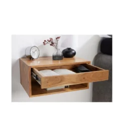Szafka nocna wisząca EUFRAT Amazonas 50 cm drewno akacja