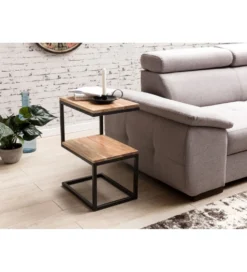 Szafka nocna WOHNLING 45 cm drewno akacja