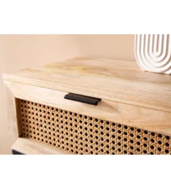 Szafka nocna ZOVI 50 cm drewno mango