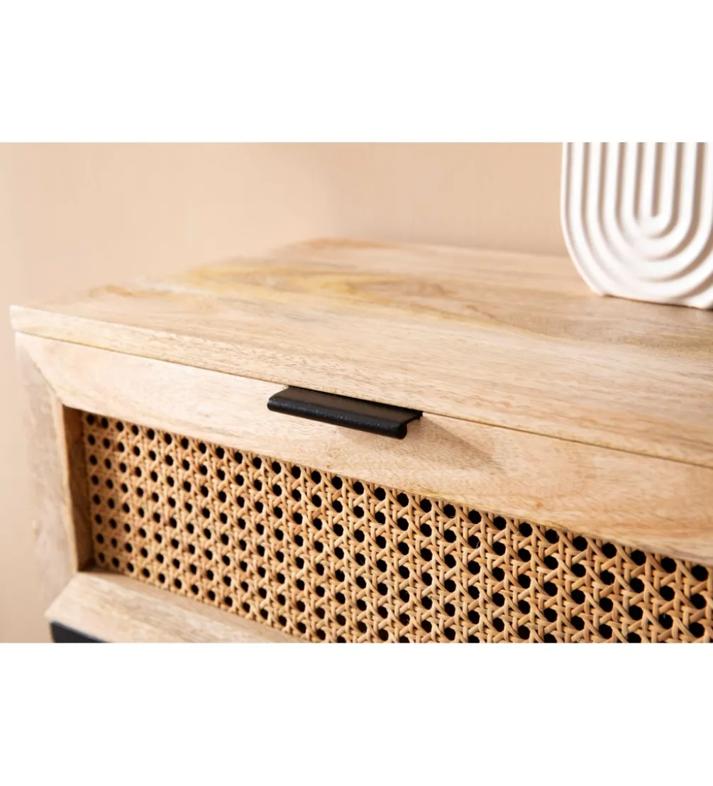 Szafka nocna ZOVI 50 cm drewno mango