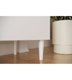 Szafka RTV DULLUM 200 cm biały