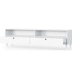 Szafka RTV DULLUM 200 cm biały