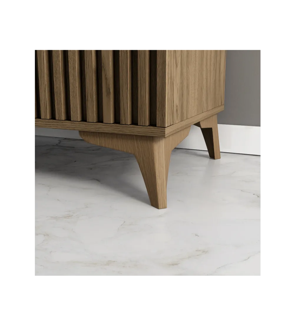 Szafka RTV ENTSIAN 150 cm w optyce dąb artisan