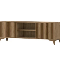 Szafka RTV ENTSIAN 150 cm w optyce dąb artisan