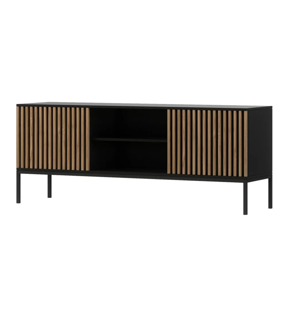 Szafka RTV MEORATI 150 cm w optyce dąb artisan