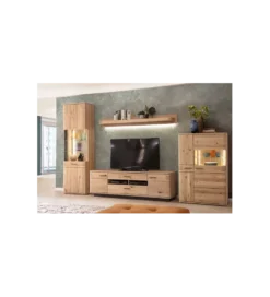 Szafka RTV SALVADOR 210 cm w optyce dębu naturalny