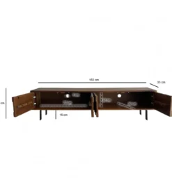 Szafka RTV WOHNLING 160 cm drewno sheesham