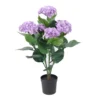 Sztuczna roślina HORTENSIA 60 cm fioletowa