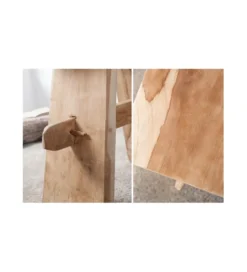 Taboret Zen 40 cm z naturalnego drewna