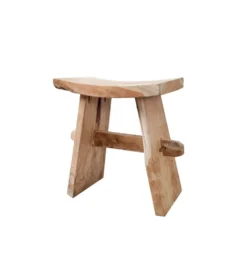 Taboret Zen 40 cm z naturalnego drewna