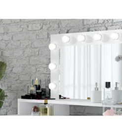 Toaletka DIVA 120 cm biała z oświetleniem