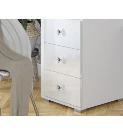 Toaletka DIVA 120 cm biała z oświetleniem