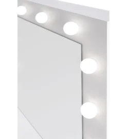 Toaletka HOLLYWOOD 94 cm biała z oświetleniem LED
