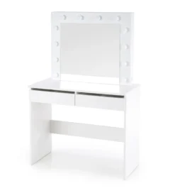 Toaletka HOLLYWOOD 94 cm biała z oświetleniem LED