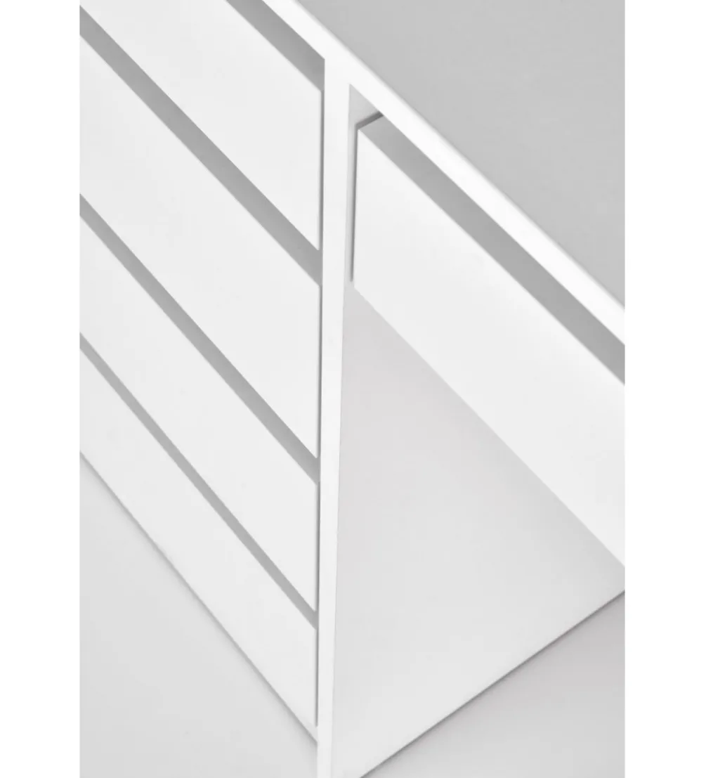 Toaletka HOLLYWOOD XL 120 cm biała z oświetleniem LED