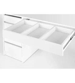 Toaletka HOLLYWOOD XL 120 cm biała z oświetleniem LED