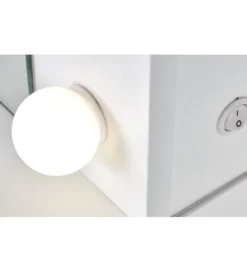 Toaletka HOLLYWOOD XL 120 cm biała z oświetleniem LED