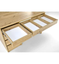 Toaletka HOLLYWOOD XL 120 cm dąb artisan z oświetleniem LED