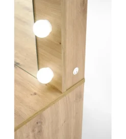 Toaletka HOLLYWOOD XL 120 cm dąb artisan z oświetleniem LED