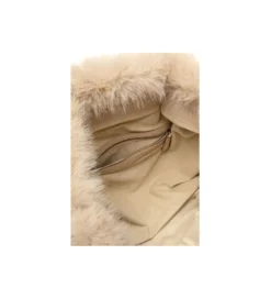 Torba MIKA FURR 56 cm kremowa