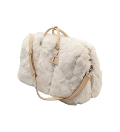 Torba MIKA FURR kremowa