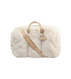 Torba MIKA FURR kremowa