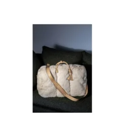 Torba MIKA FURR kremowa