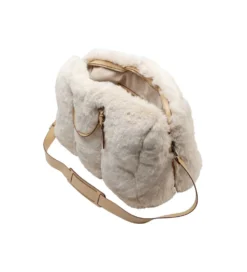 Torba MIKA FURR kremowa