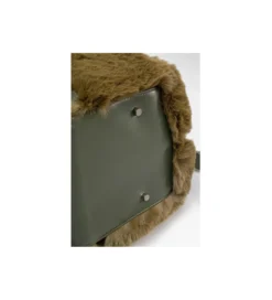 Torba MIKA FURR oliwkowa