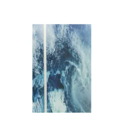 Tryptyk obraz WAVE 160 x 240 cm szklany
