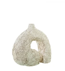 Wazon ABSTRACT 30 cm ceramika biały