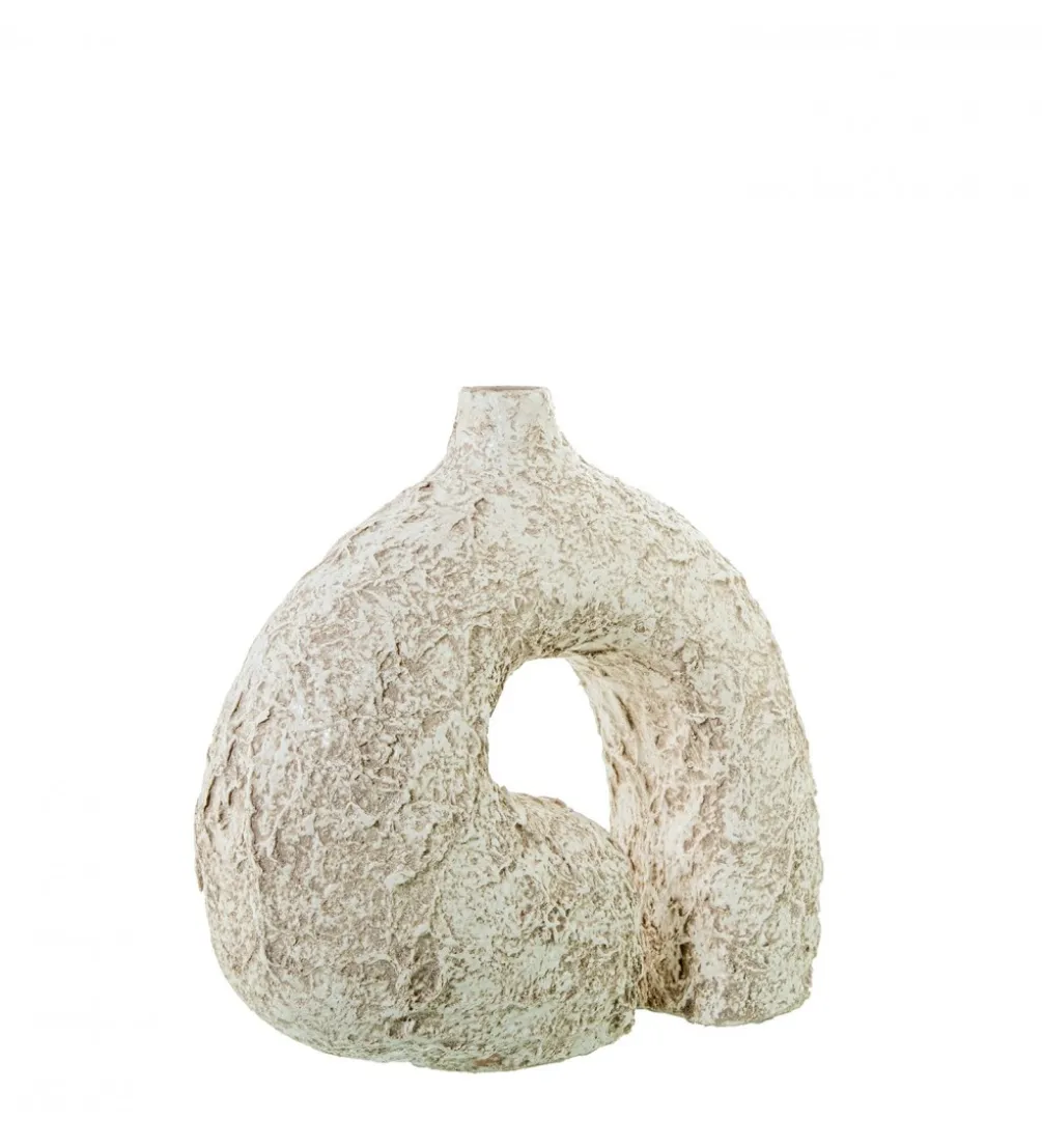 Wazon ABSTRACT 30 cm ceramika biały