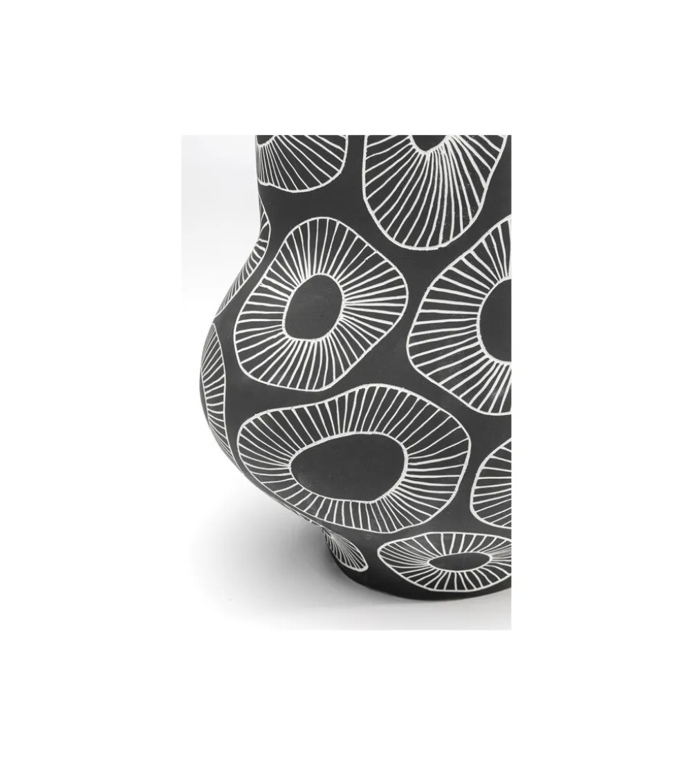 Wazon ANEMONE 33 cm szare