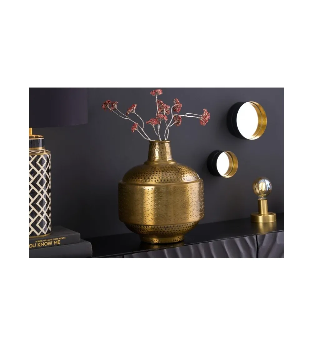 Wazon antyczny ORIENT 31 cm miedziany
