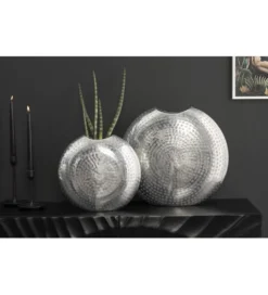 Wazon BRILANT set 2 srebrny