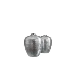 Wazon BRILANT set 2 srebrny