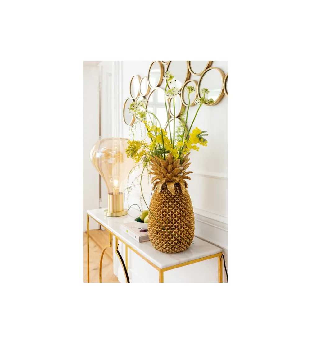 Wazon dekoracyjny Pineapple 50 cm złoty